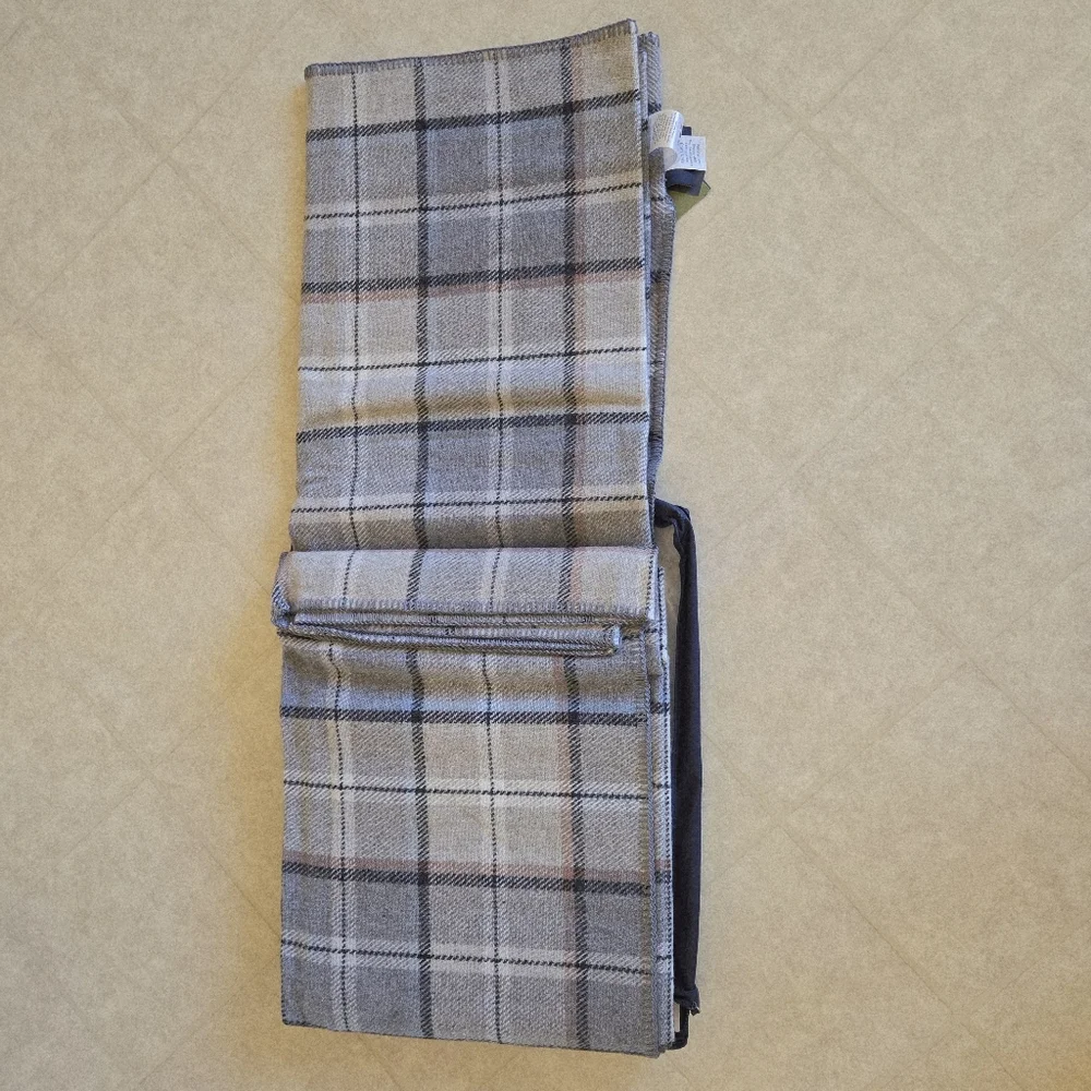 Pendleton Eco-Wise Pearl Plaid Washable 100% Wool Blanket, Twin 66